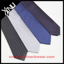 Точки на разных местах шелк Сплетенный галстук ткань